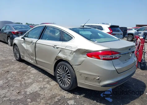 2017 Ford Fusion Se из США, поврежденный, VIN 3FA6P0HDXHR240090